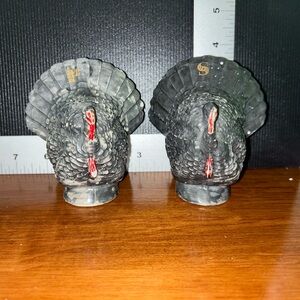 Decorative Turkey Salt and Pepper Shakers